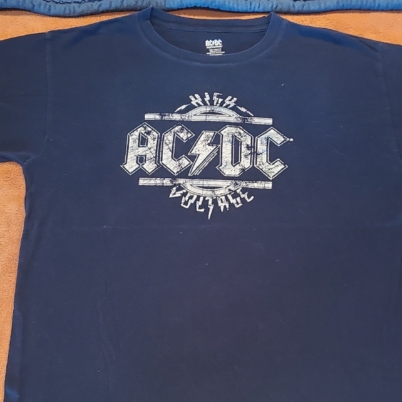 AC/DC Other - AC/DC Rockware Black Cotton Tee Size M